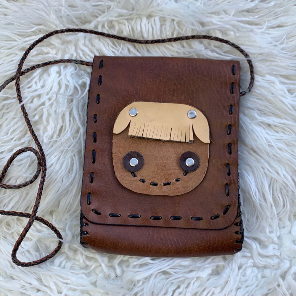 ✨🖤 Super Cute Leather Handmade Crossbody 🖤✨